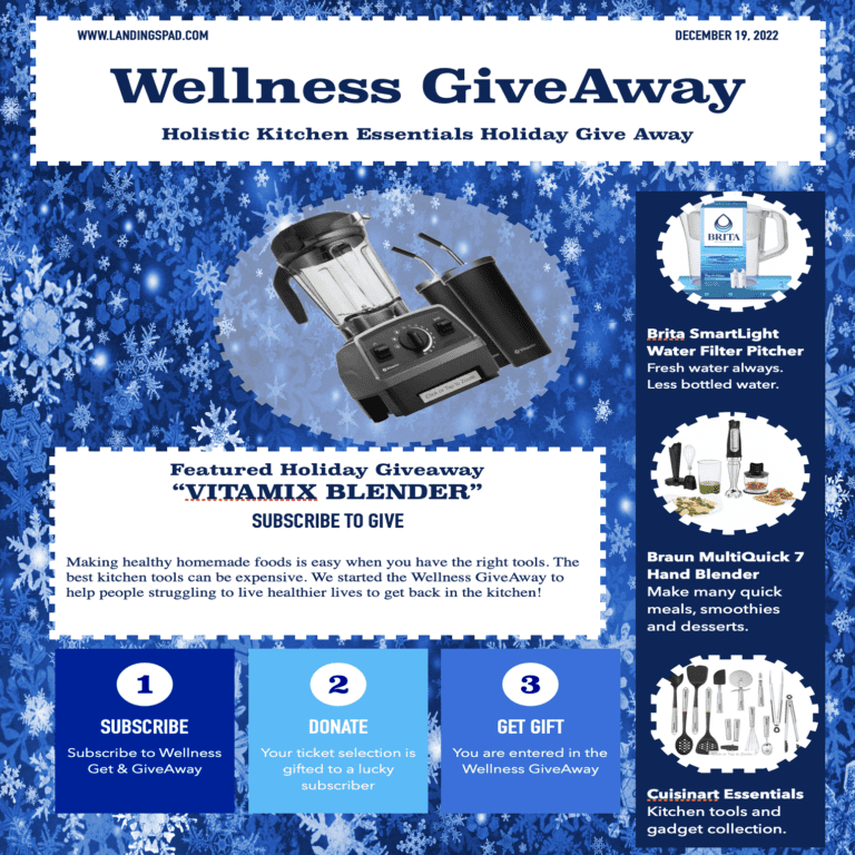 Holiday Wellness Giveaway 2022 The Landings Pad, L.L.C.